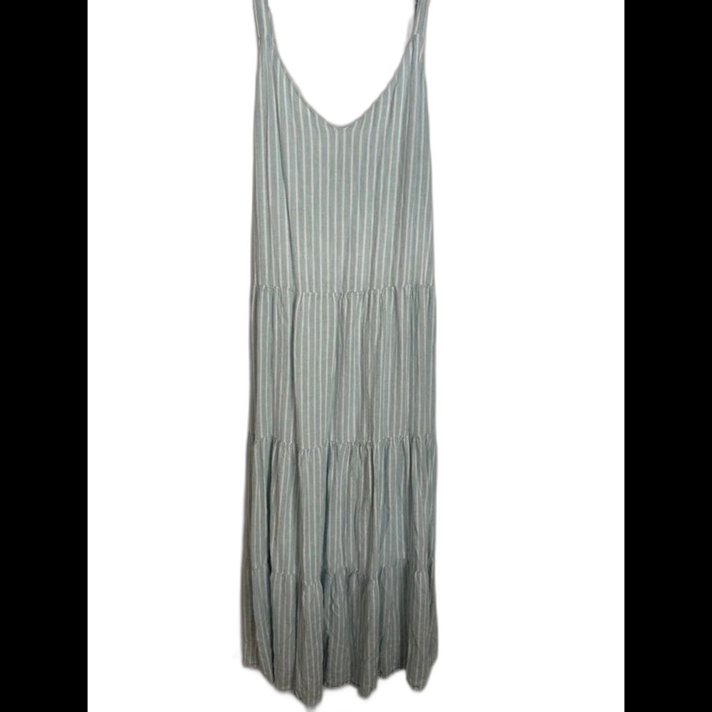 Linen Blend Lined Dress